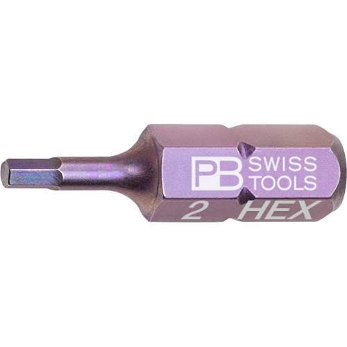 PB Swiss Tools C6.210/2 PrecisionBit Inbus, 25 mm long, size 2 mm