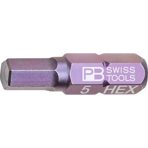 PB Swiss Tools C6.210/5 PrecisionBit Inbus, 25 mm lang, maat 5 mm