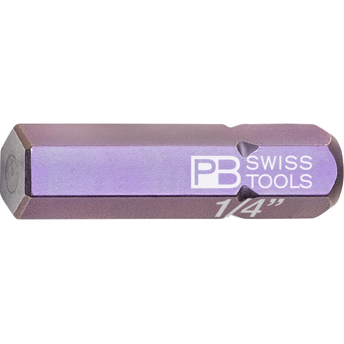 PB Swiss Tools C6.213Z-1/4 PrecisionBit Inbus, 25 mm lang, maat 1/4"
