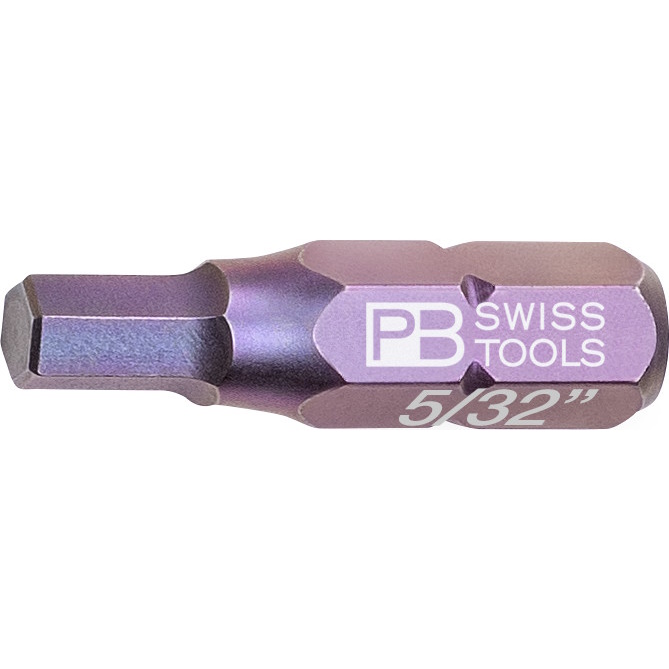 PB Swiss Tools C6.213Z-5/32 PrecisionBit Inbus, 25 mm lang, gre 5/32"