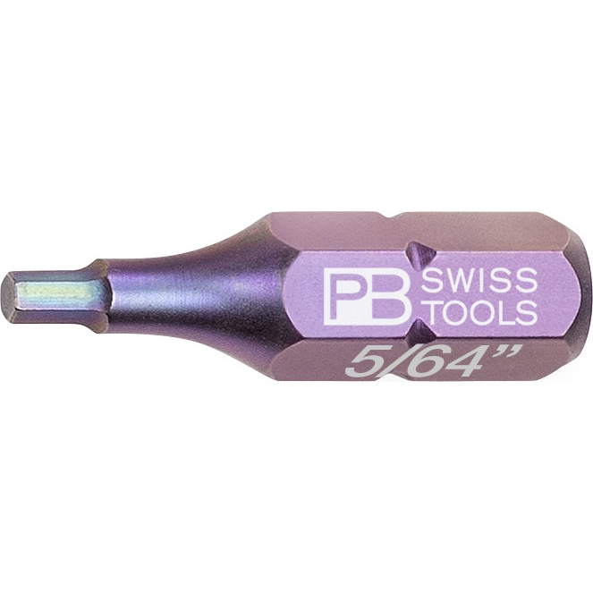PB Swiss Tools C6.213Z-5/64 PrecisionBit Inbus, 25 mm lang, maat 5/64"