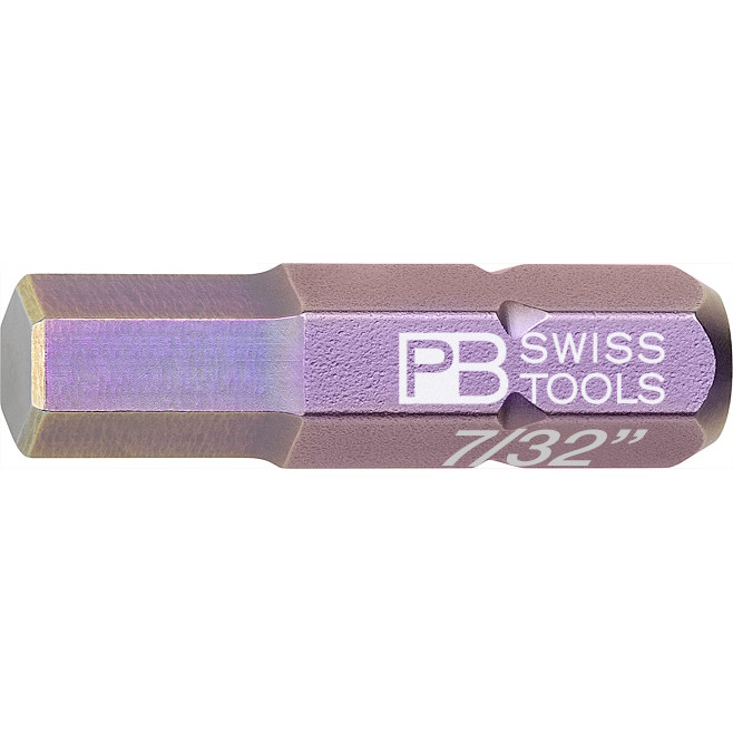 PB Swiss Tools C6.213Z-7/32 PrecisionBit Inbus, 25 mm lang, maat 7/32"