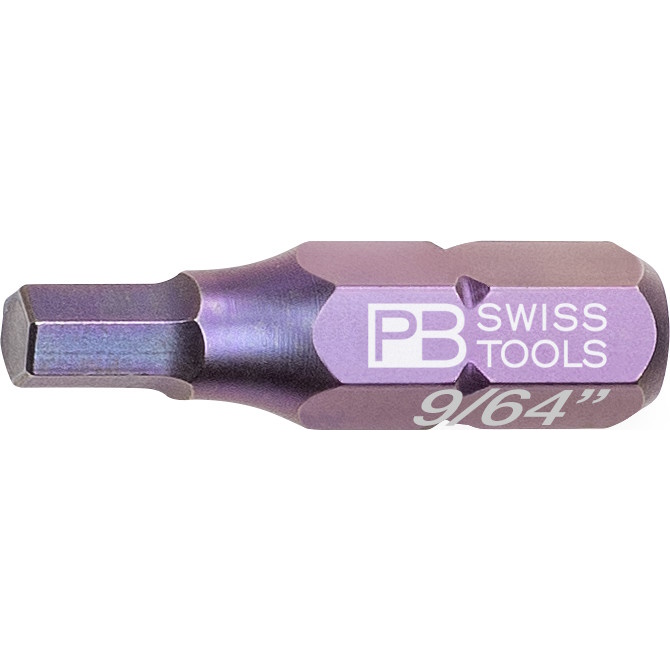 PB Swiss Tools C6.213Z-9/64 PrecisionBit Inbus, 25 mm lang, gre 9/64"