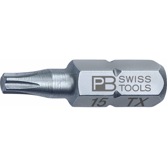 PB Swiss Tools C6.400/15 PrecisionBit Torx, 25 mm lang, maat T15