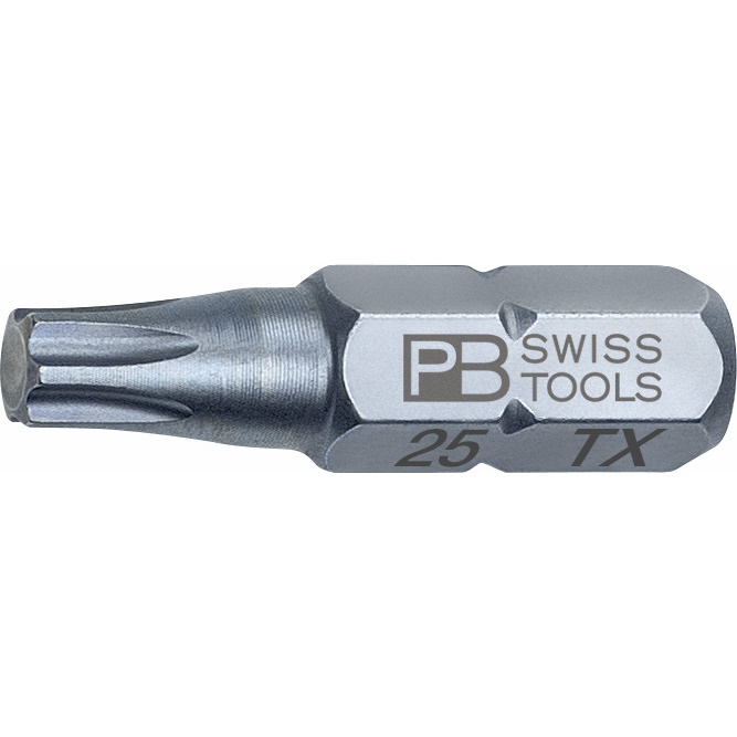 PB Swiss Tools C6.400/25 PrecisionBit Torx, 25 mm lang, maat T25