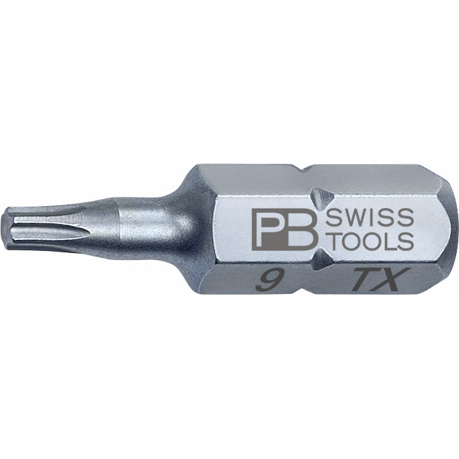 PB Swiss Tools C6.400/9 PrecisionBit Torx, 25 mm long, size T9