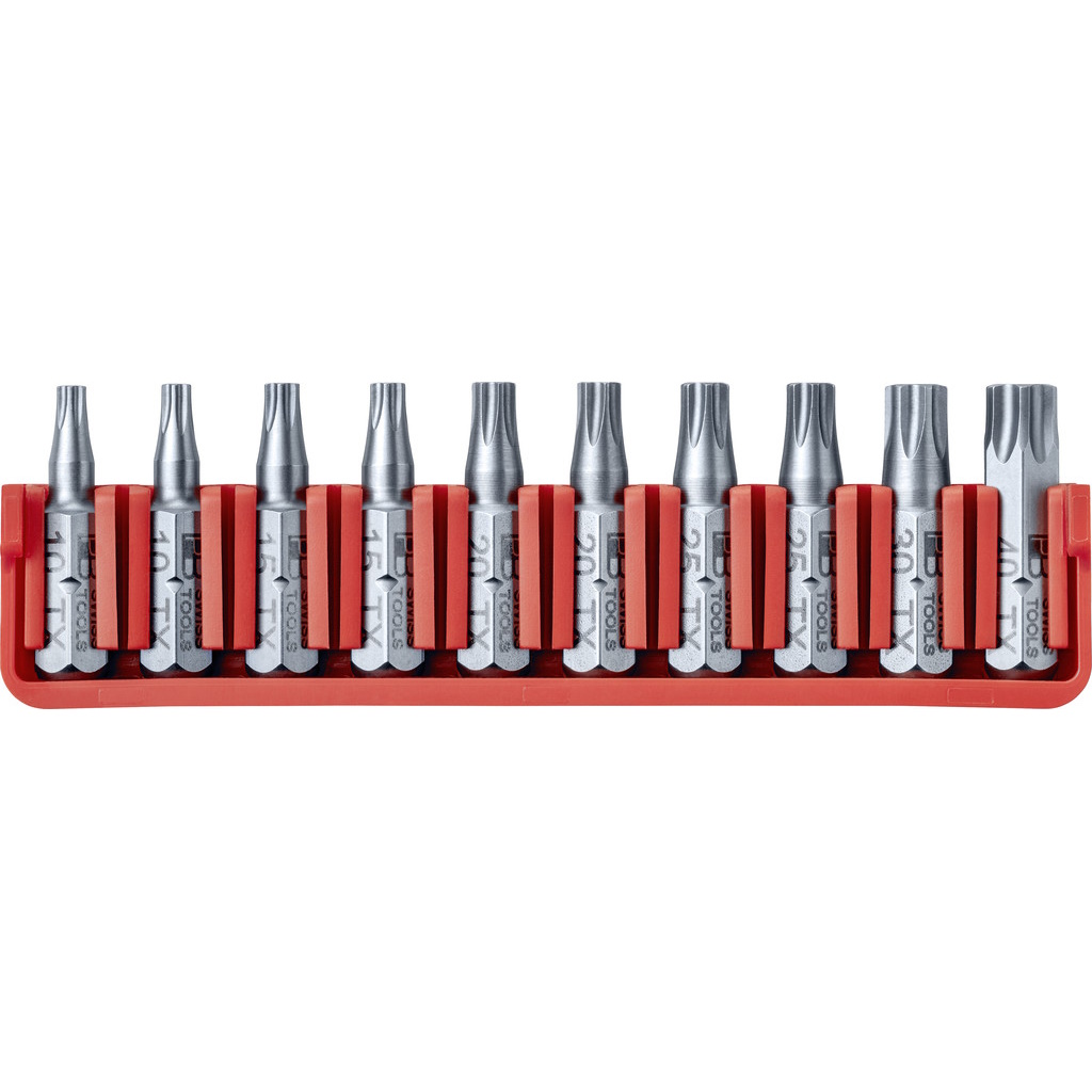 PB Swiss Tools C6.705 CN 10 PrecisionBits C6, in BitBlock, TX 10-40