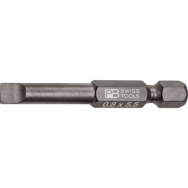 PB Swiss Tools E6.100/3 PrecisionBit zaagsnede, 50 mm lang, maat 3 (0,8x5,5 mm)