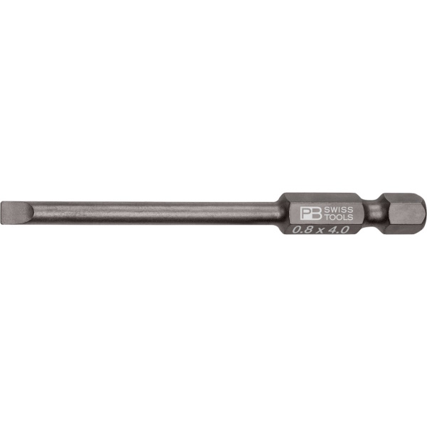 PB Swiss Tools E6.106/2 PrecisionBit slotted, 75 mm long, size 2 (0,8x4,0 mm)