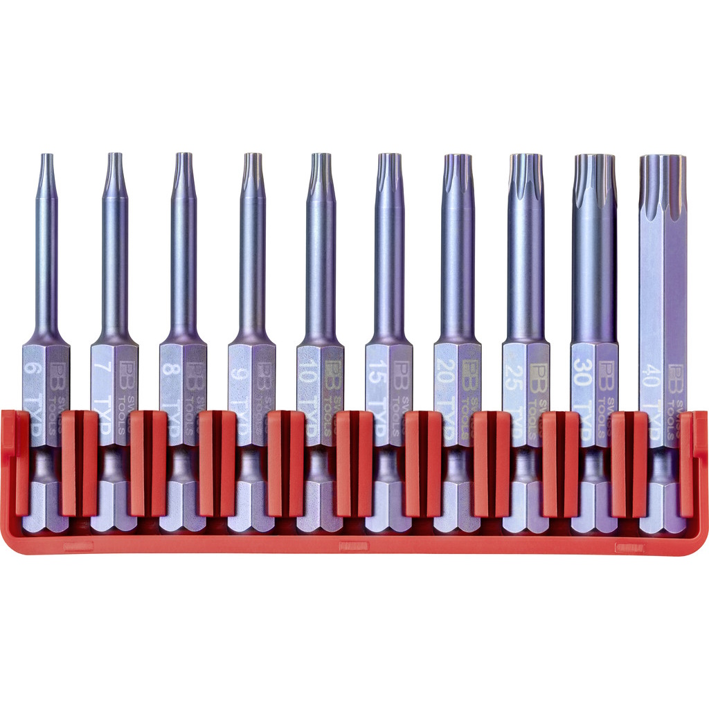 PB Swiss Tools E6.716 CN 10 PrecisionBits E6, in BitBlock, TXP