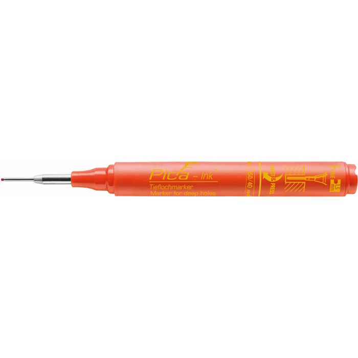 Pica 150/40 Pica-Ink marker for deep holes, red
