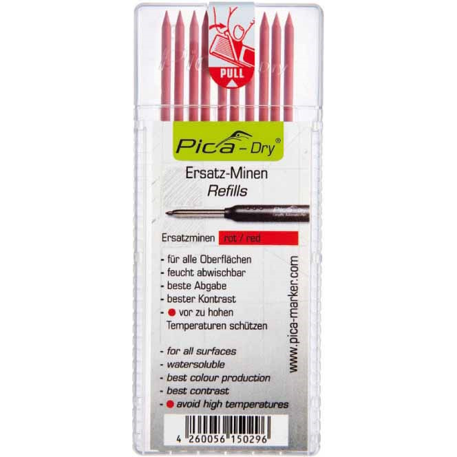 Pica 4031 Pica-Dry Refill Set, red