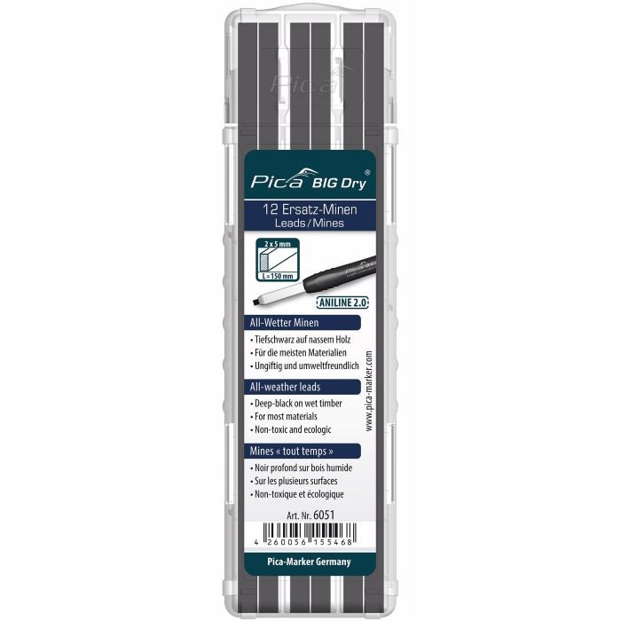 Pica 6051 BIG-Dry All-Weather Leads, Aniline 2.0