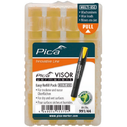 Pica 991/44 VISOR permanent Refill Leads Yellow