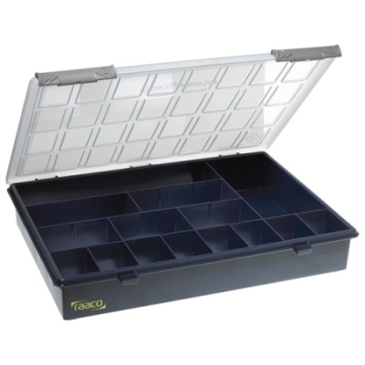 Raaco Assorter 4-15 Professional assorter box PSB 4-15, with 15 fixed compartments