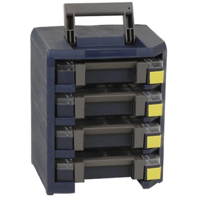 Raaco HandyBoxxser 4x4x4 Carrying case with 4 x Boxxser 55 4x4-9