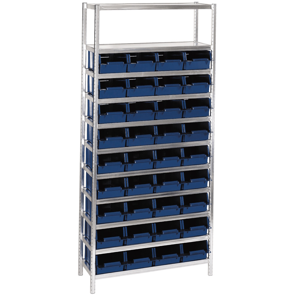 Raaco 36-31/2 Shelf with 36 bins 6-1100