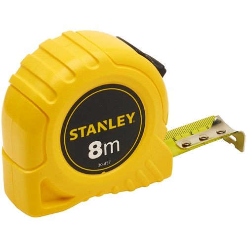 Stanley 30-457 Standaard rolbandmaat 8 meter, tape 25 mm