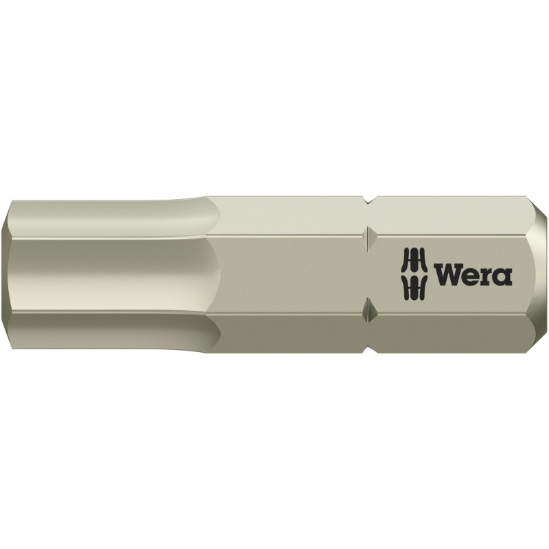 Wera 3840/1 TS 6 Bit Reihe 1 Sechskant Torsion Hex-Plus Stainless 6,0 x 25 mm