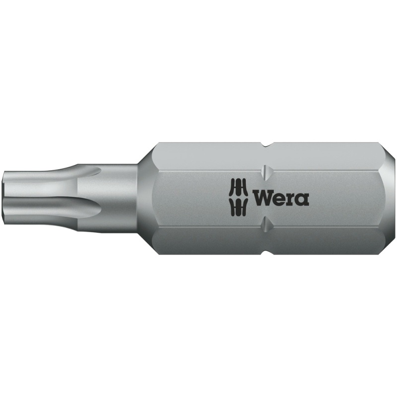 Wera 873/1 27x25 Bit series 1 Five Lobe with borehole 27 x 25 mm