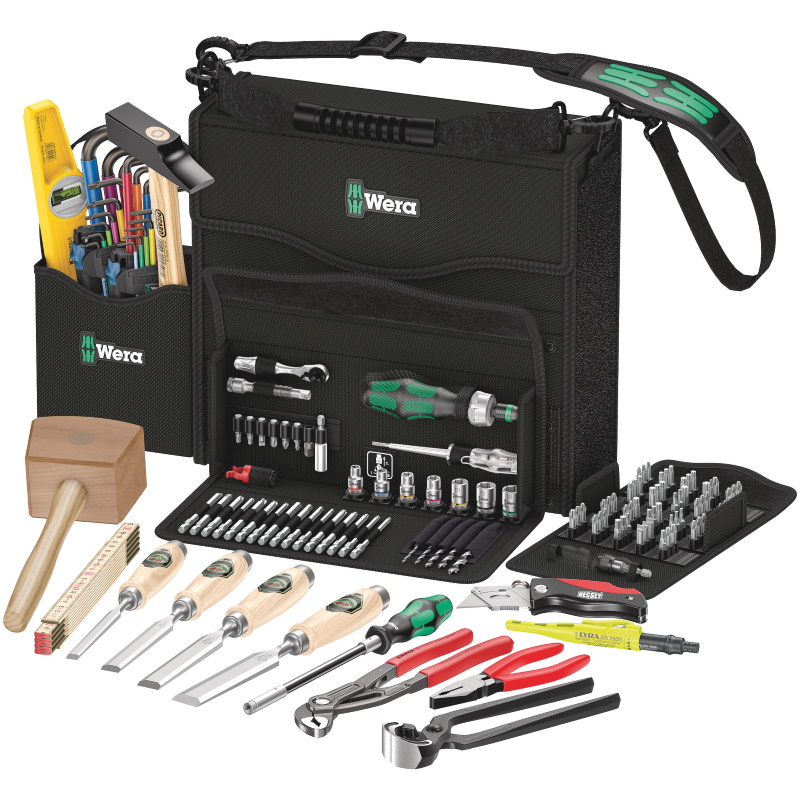 Wera 2go H 1 Tool set for wood applications, 19 pieces